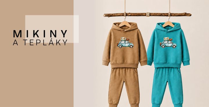 Mikiny a tepláky