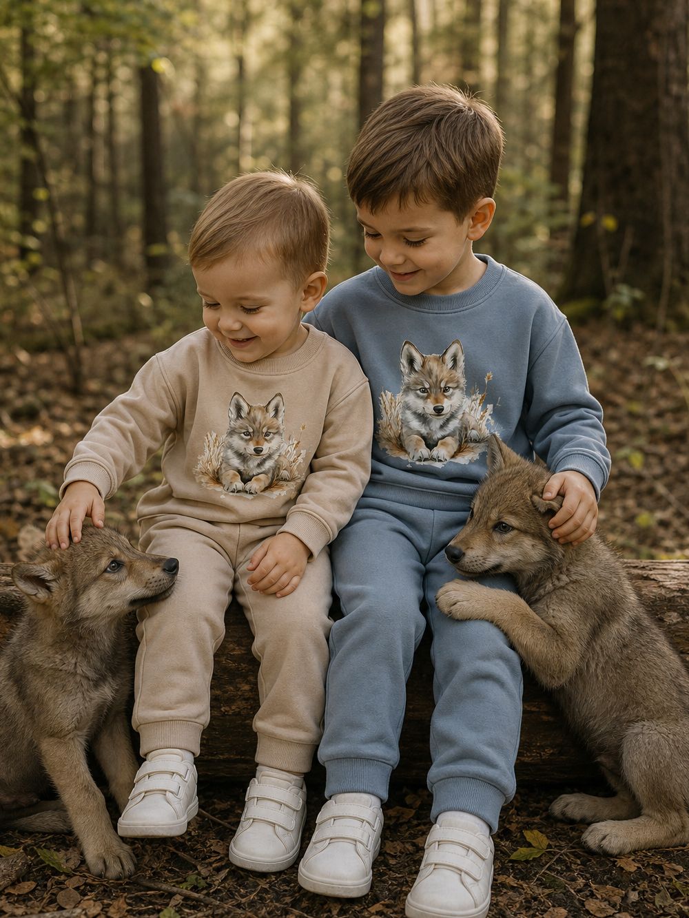 Chlapčenská mikina CUTE WOLF
