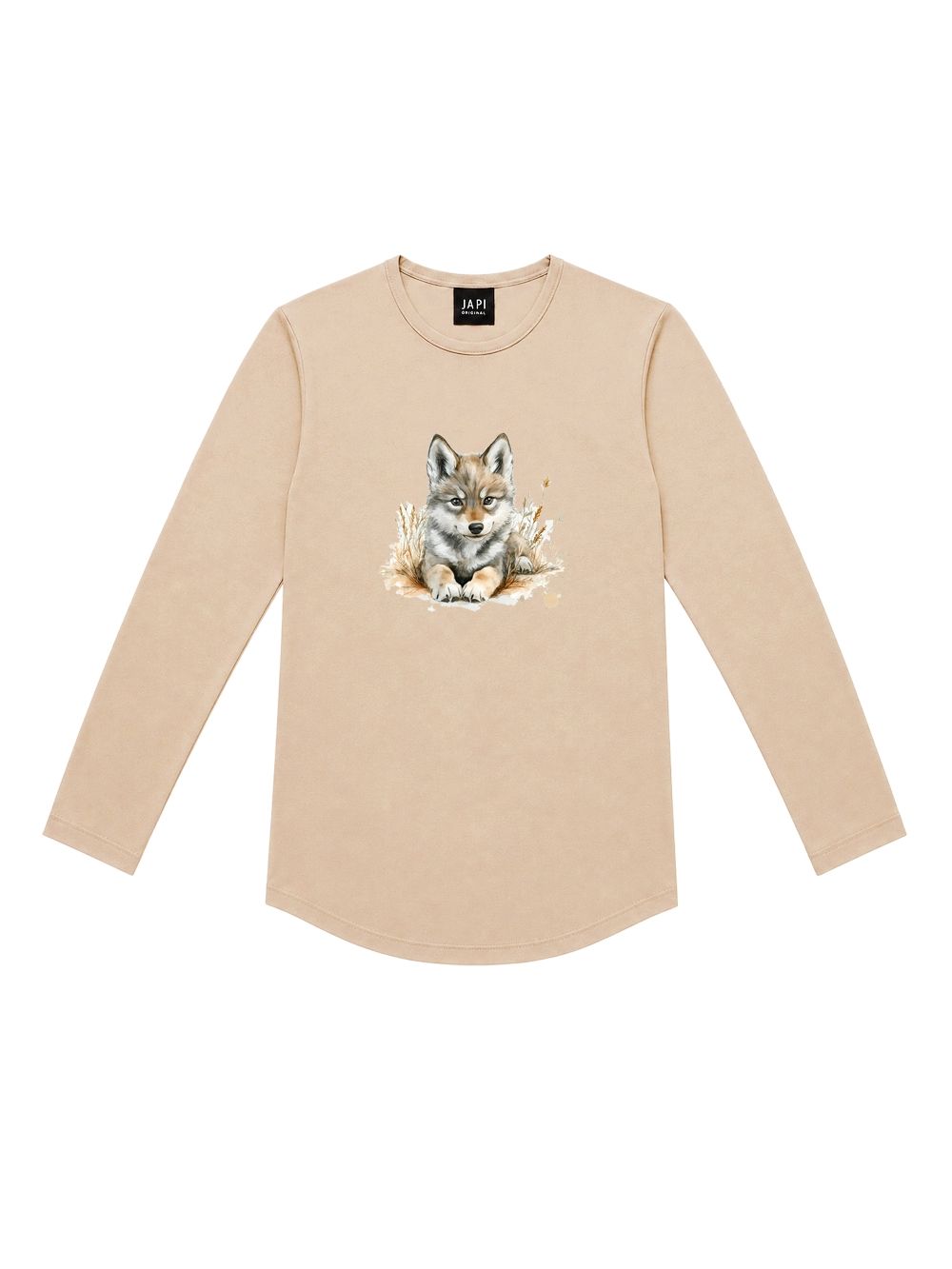 Chlapčenské tričko CUTE WOLF s dlhým rukávom