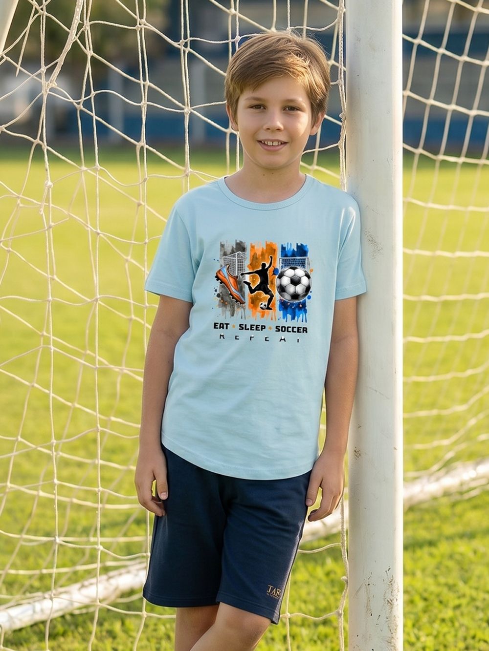 Chlapčenské tričko FOOTBALL TIME s krátkym rukávom