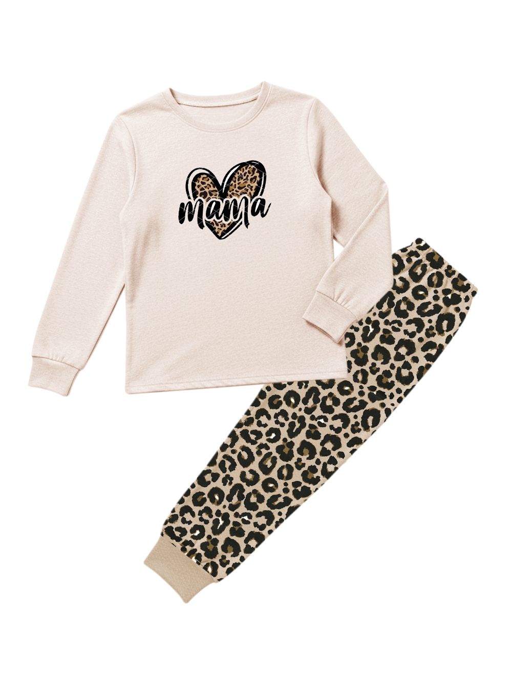 Dámske pyžamo MINI and MAMA s dlhým rukávom
