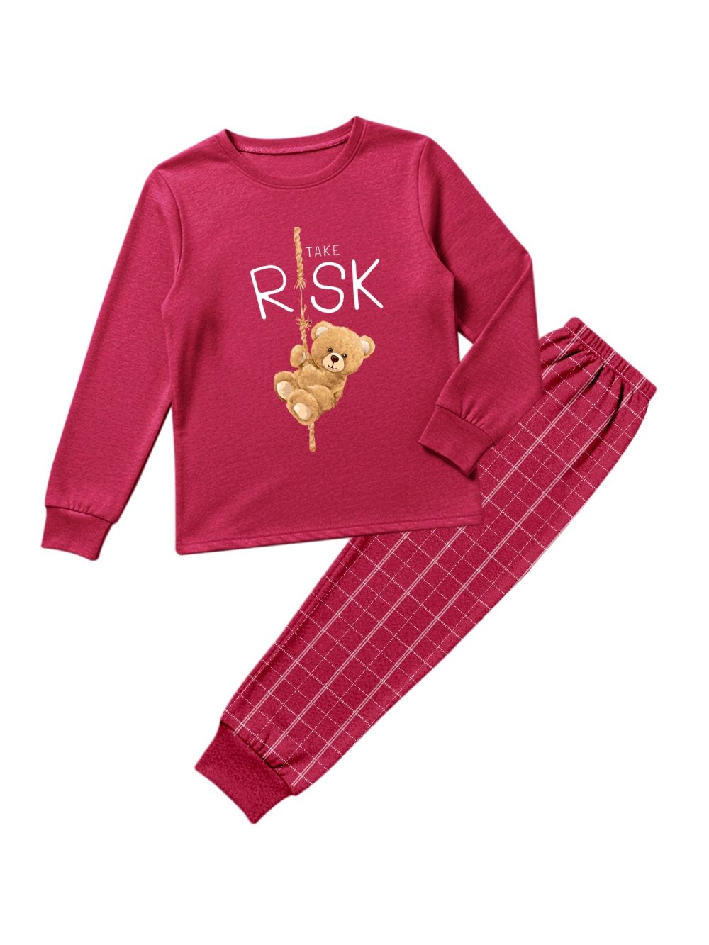 Dámske pyžamo TAKE RISK s dlhým rukávom