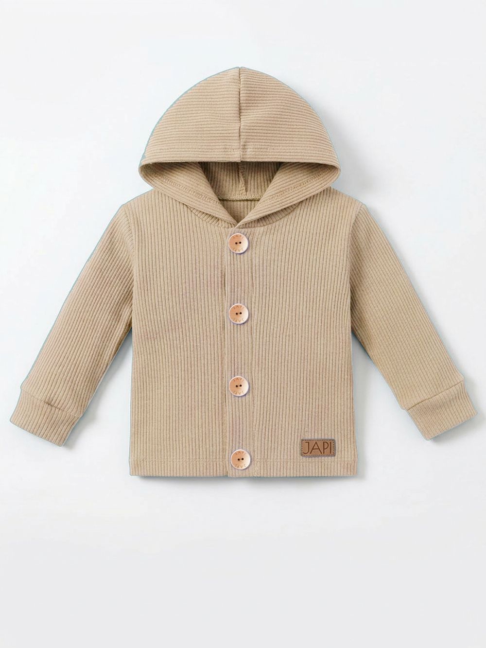 Detská mikina s kapucňou NATURAL