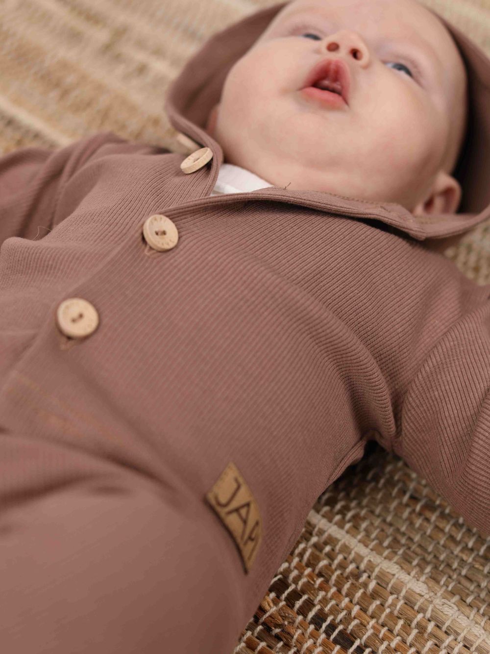 Detská mikina s kapucňou NATURAL