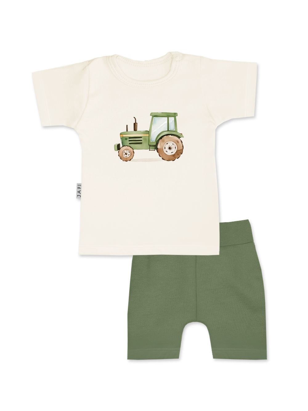 Detská súprava tričko+kraťasy TRACTOR s krátkym rukávom