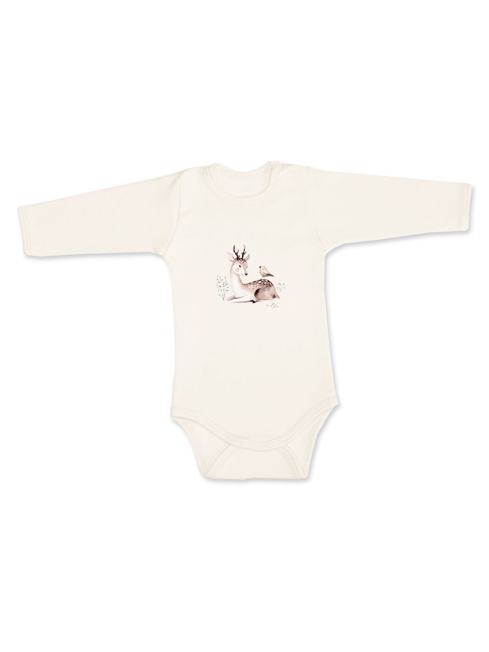 Detské body DEER and BIRD s dlhým rukávom