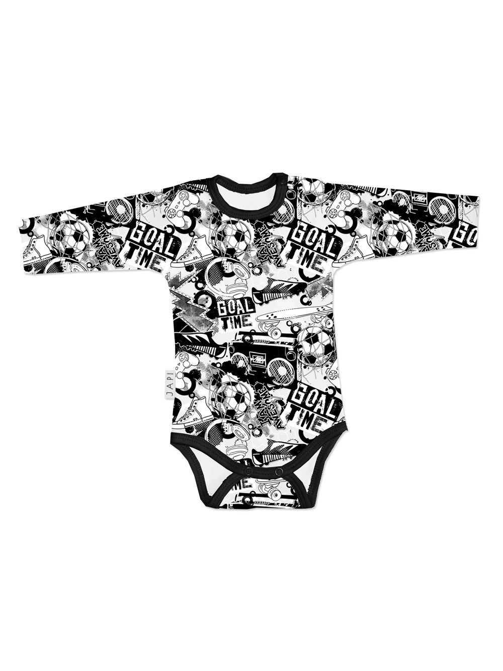 Detské body FOOTBALL s dlhým rukávom