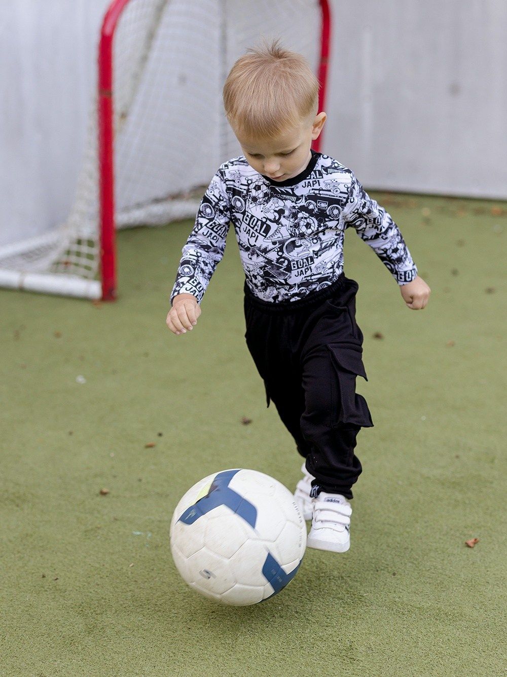 Detské body FOOTBALL s dlhým rukávom