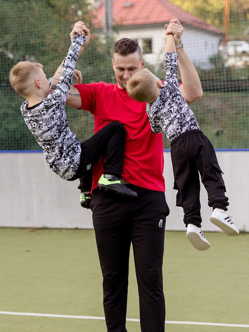 Detské body FOOTBALL s dlhým rukávom