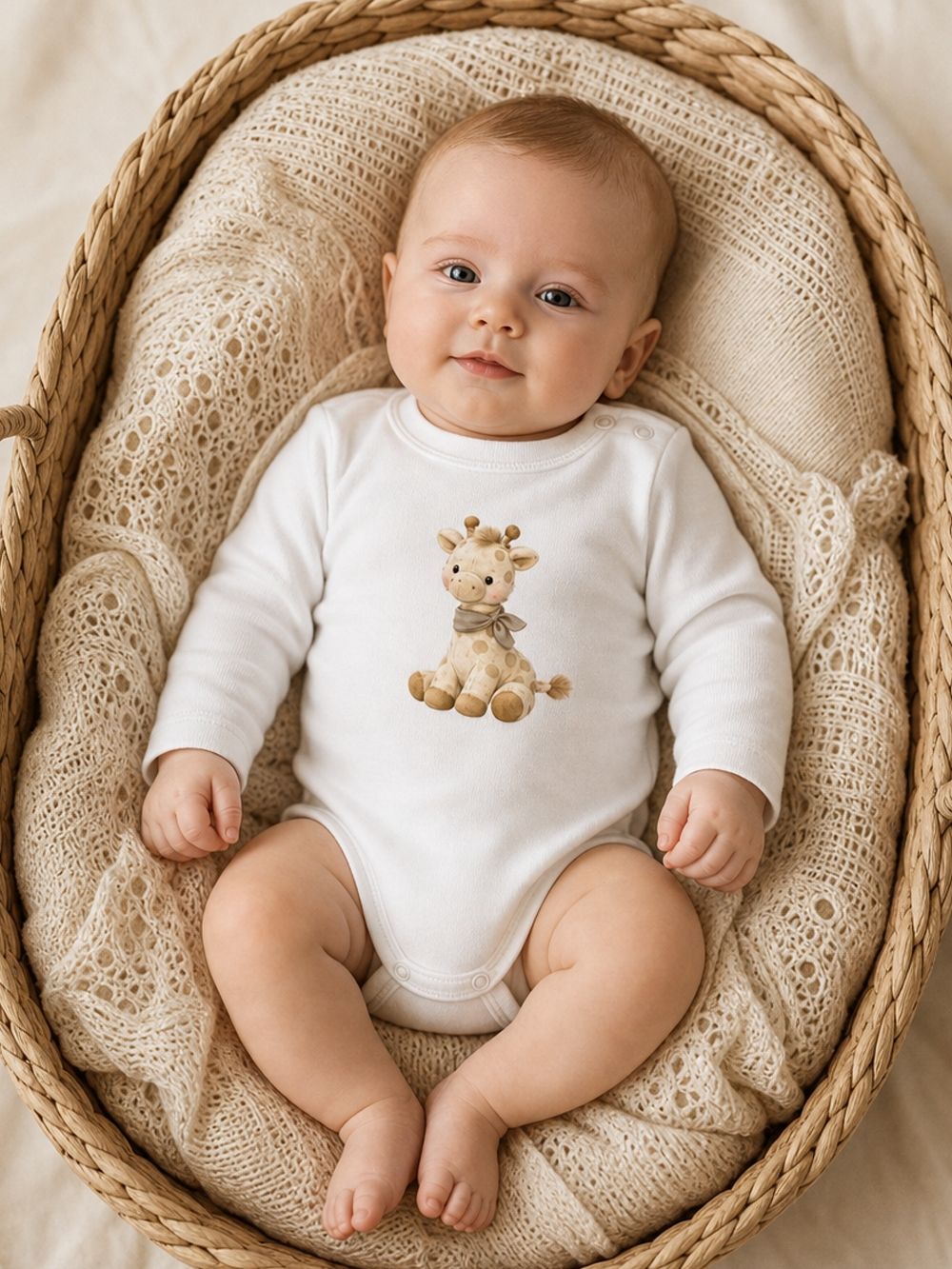 Detské body GIRAFFE s dlhým rukávom