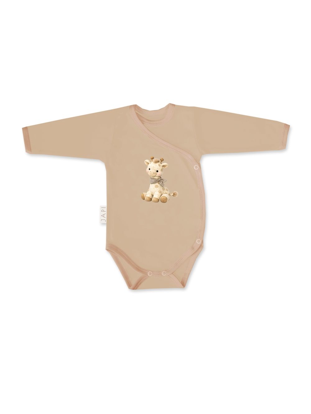 Detské body prekladacie GIRAFFE s dlhým rukávom