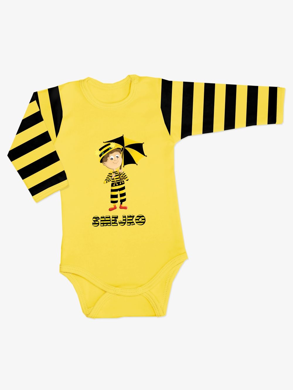 Detské body SMEJKO s dlhým rukávom