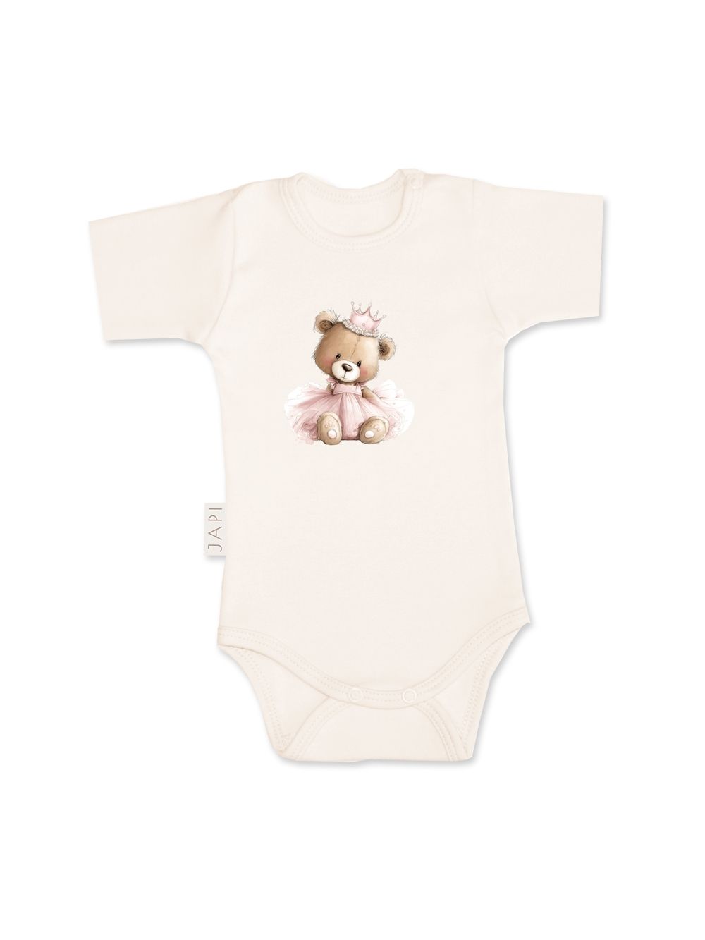 Detské body TEDDY PRINCESS s krátkym rukávom