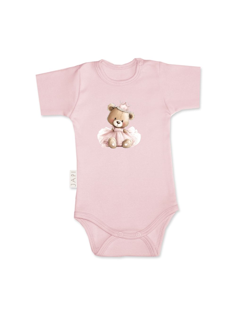 Detské body TEDDY PRINCESS s krátkym rukávom