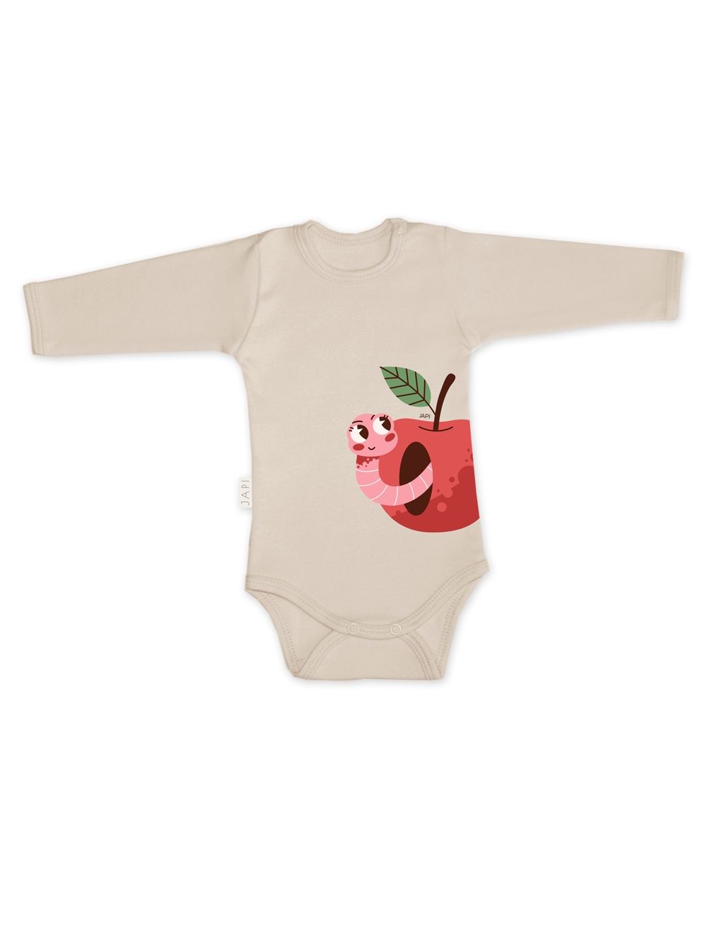 Detské body WORM s dlhým rukávom