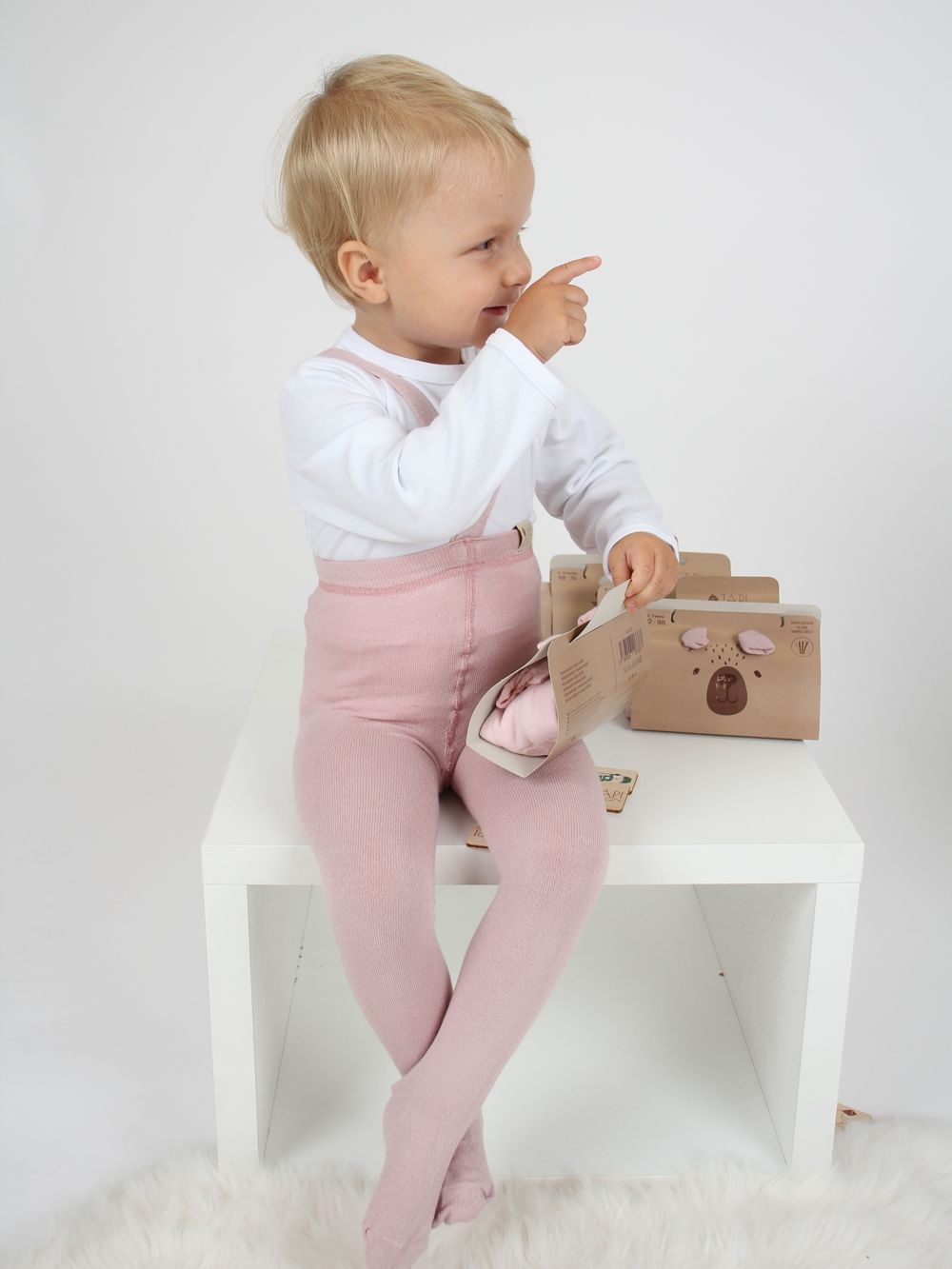 Detské pančuchy na traky BAMBOO 1