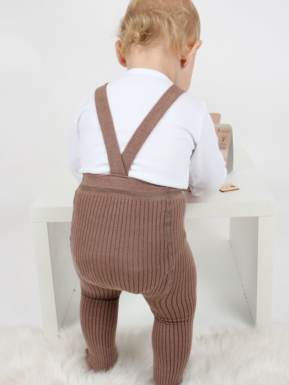 Detské pančuchy na traky protišmykové RIB SLIM
