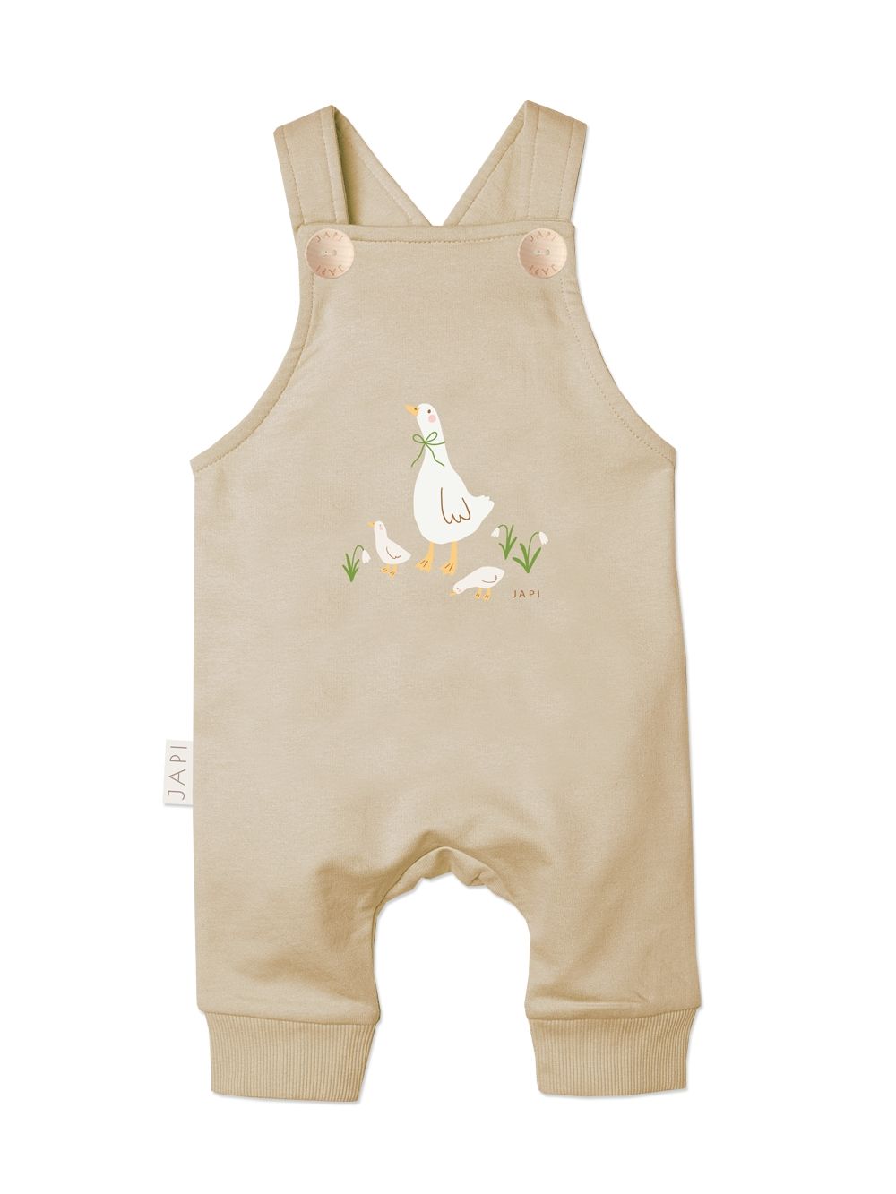 Detské nohavice na traky s potlačou GOOS