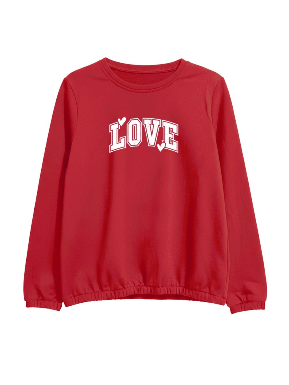 Dievčenská mikina LOVE and HEARTS