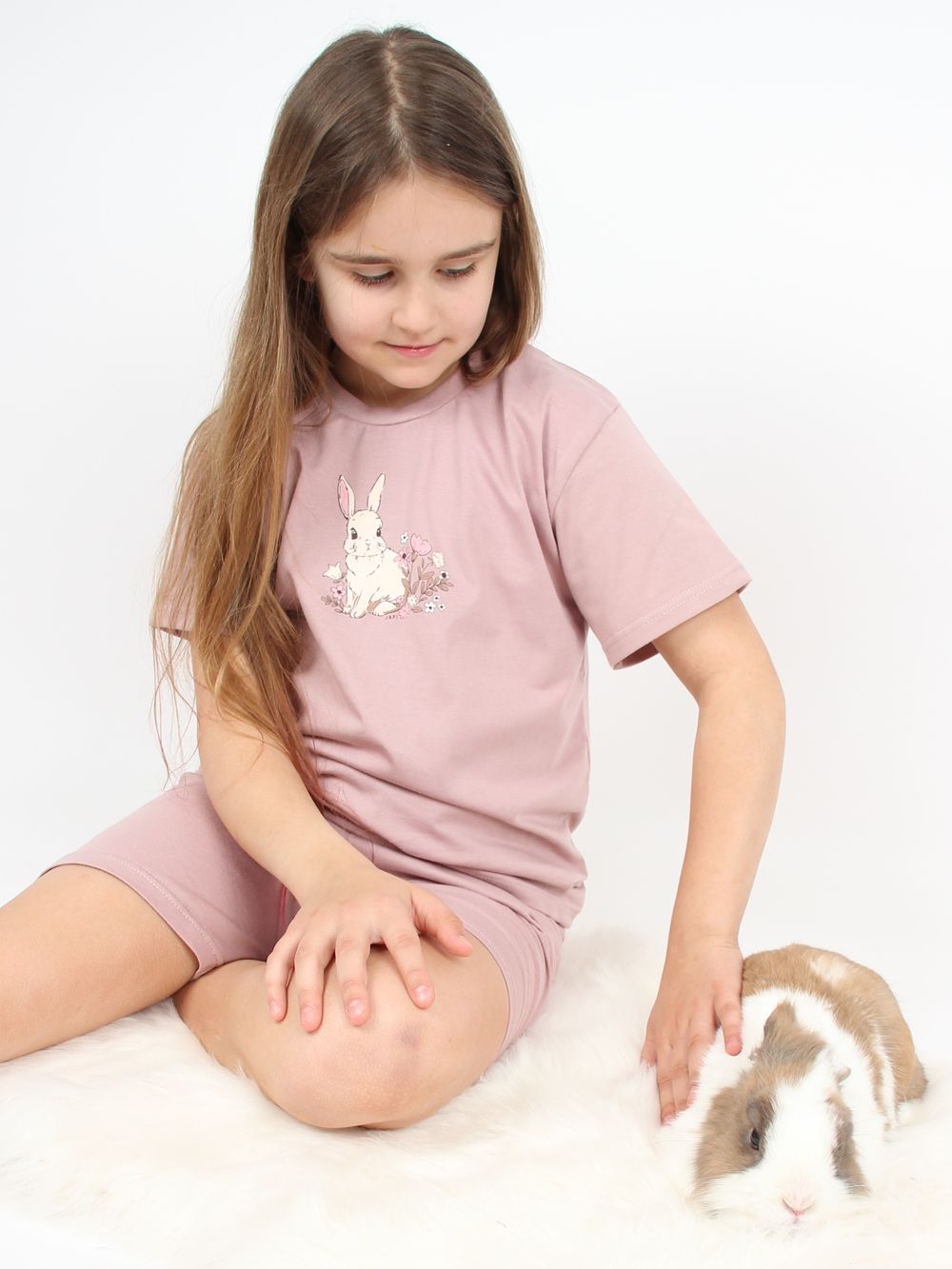 Dievčenské pyžamo SWEET BUNNY s krátkym rukávom