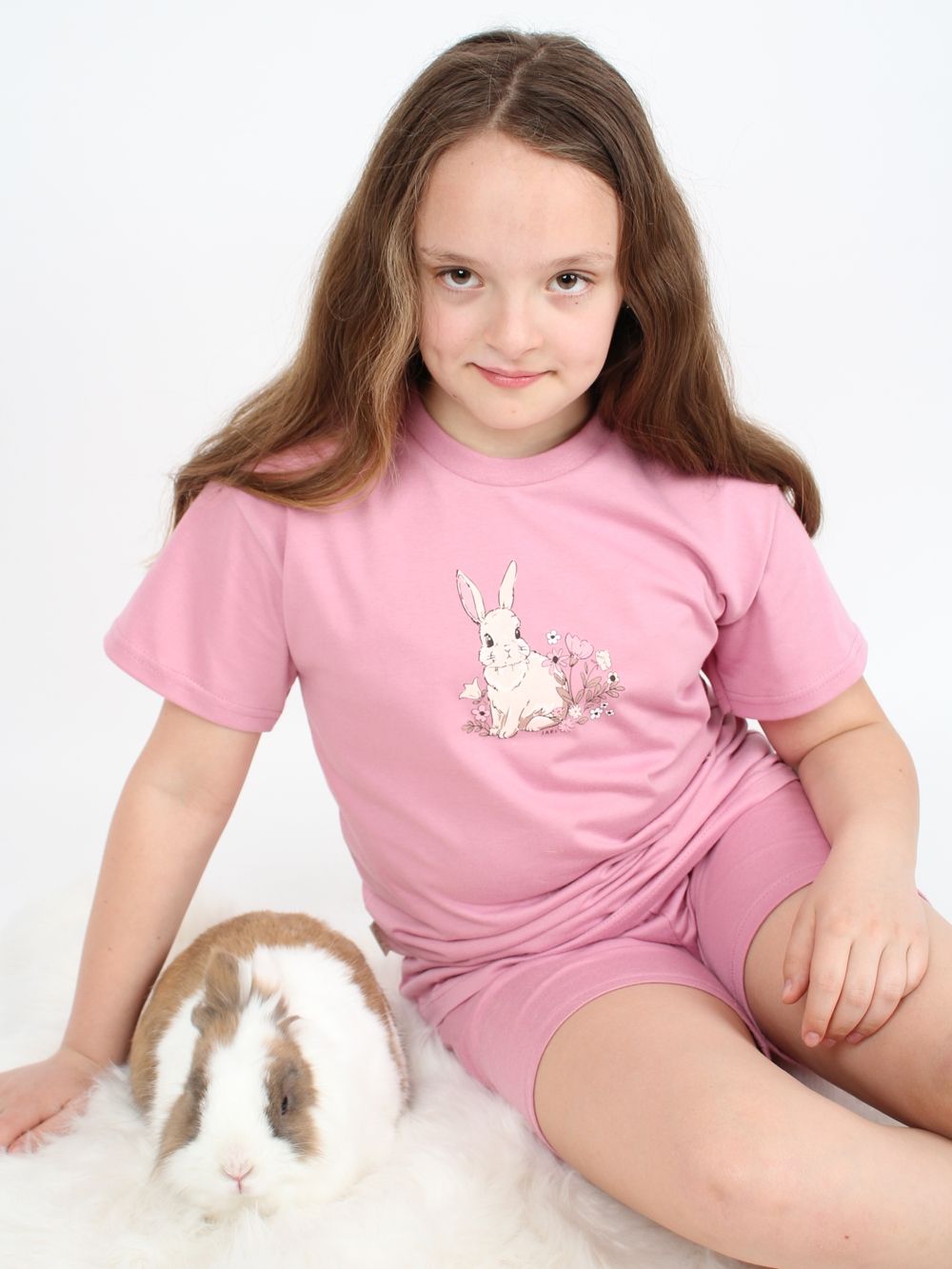 Dievčenské pyžamo SWEET BUNNY s krátkym rukávom