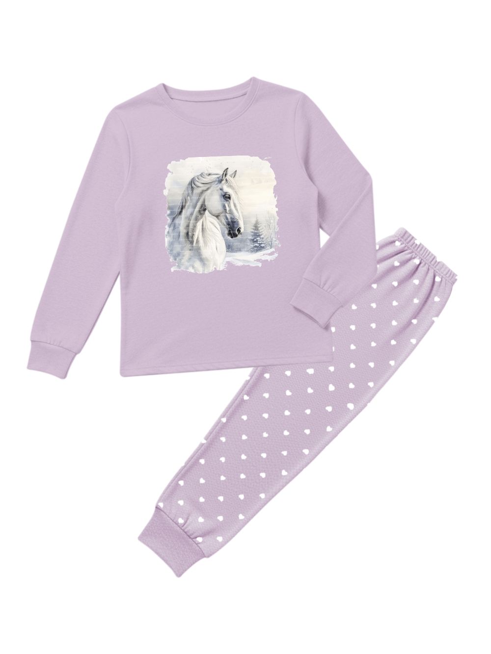 Dievčenské pyžamo WINTER HORSE