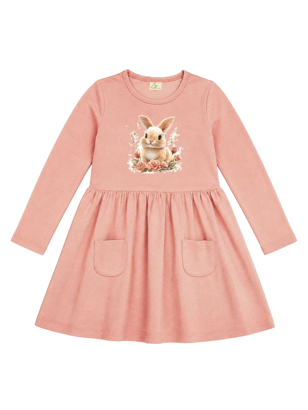 Dievčenské šaty BUNNY and ROSES s dlhým rukávom