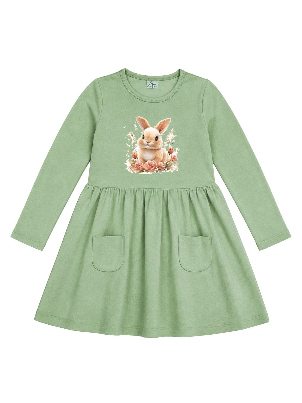 Dievčenské šaty BUNNY and ROSES s dlhým rukávom