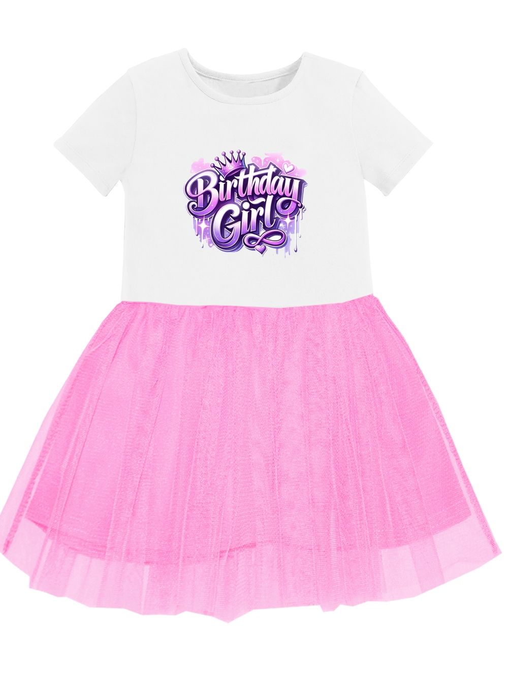 Dievčenské šaty HAPPY s krátkym rukávom