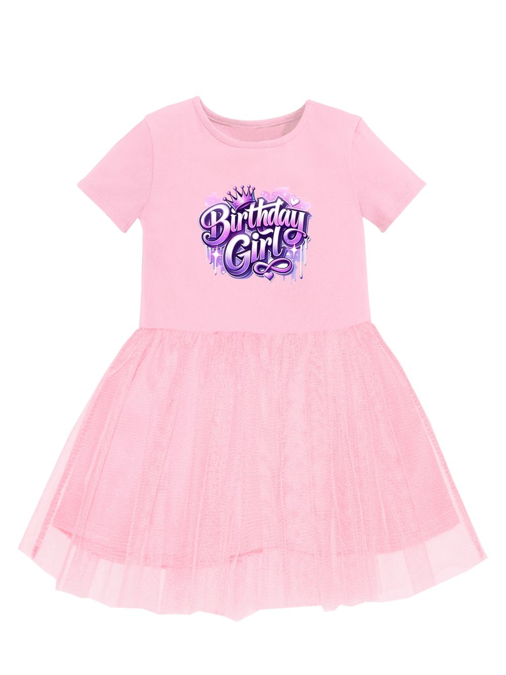 Dievčenské šaty HAPPY s krátkym rukávom