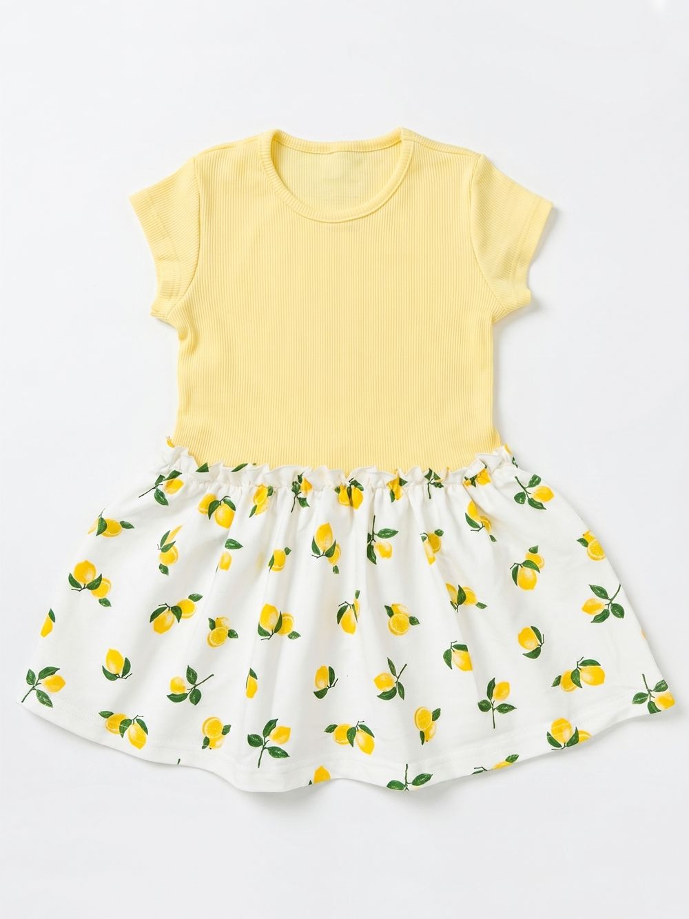 Dievčenské šaty LEMONS s krátkym rukávom