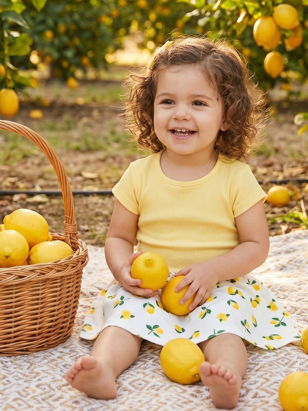 Dievčenské šaty LEMONS s krátkym rukávom
