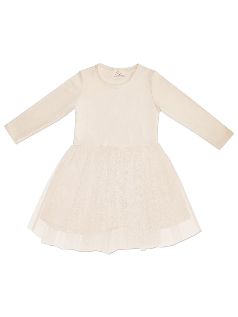 Dievčenské šaty tyl 1F GIRLS COLORS s dlhým rukávom