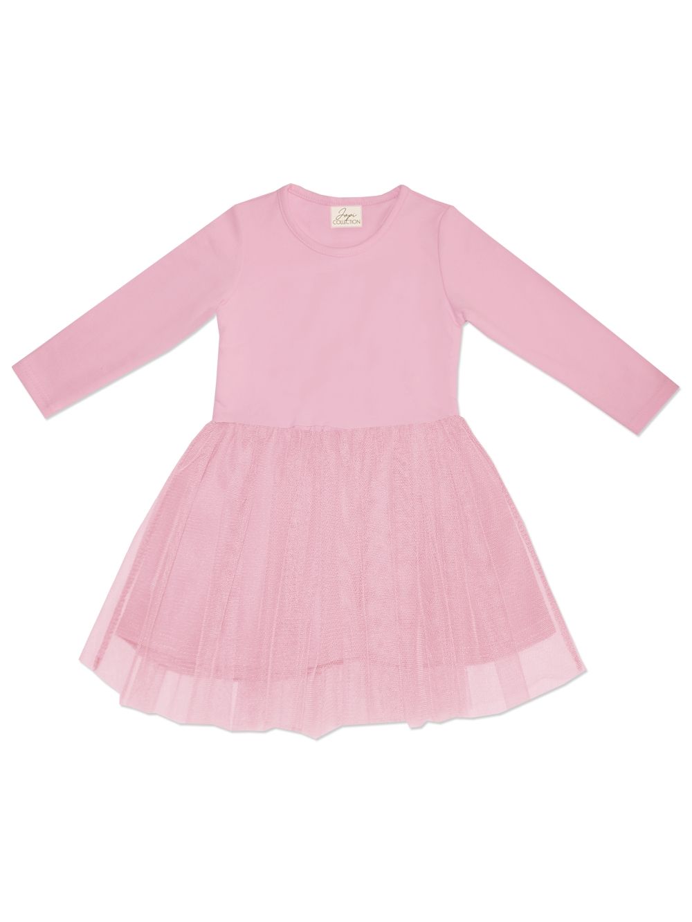 Dievčenské šaty tyl 1F GIRLS COLORS s dlhým rukávom