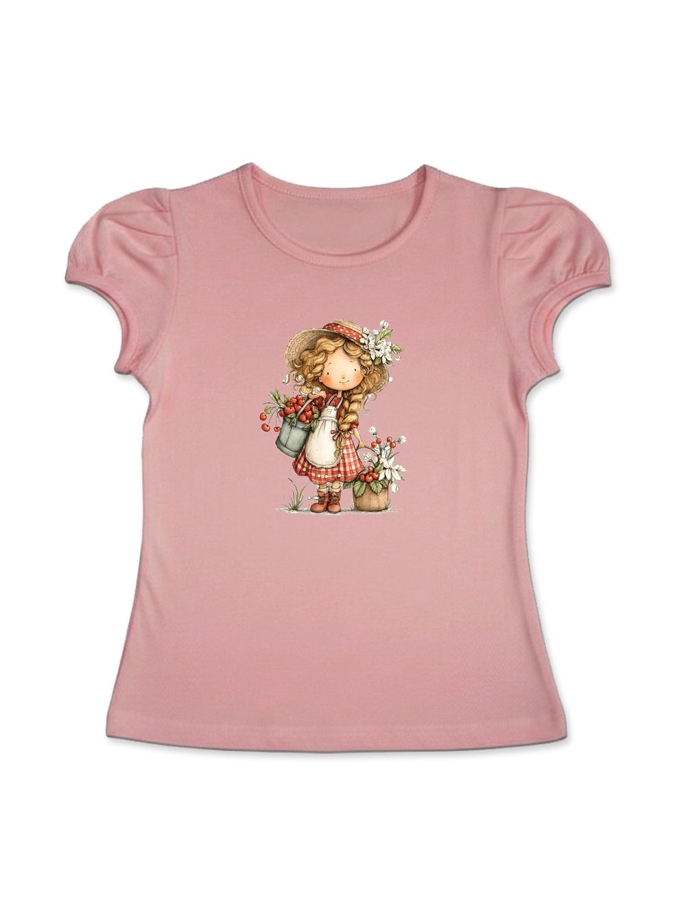 Dievčenské tričko CHERRY GIRL s krátkym rukávom
