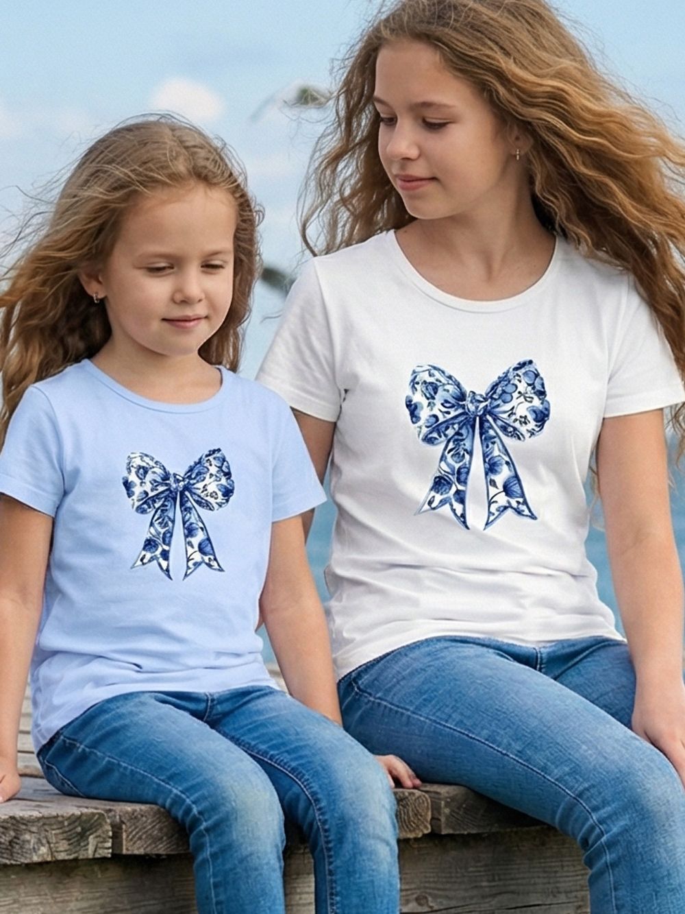 Dievčenské tričko CHIC in BLUE s krátkym rukávom