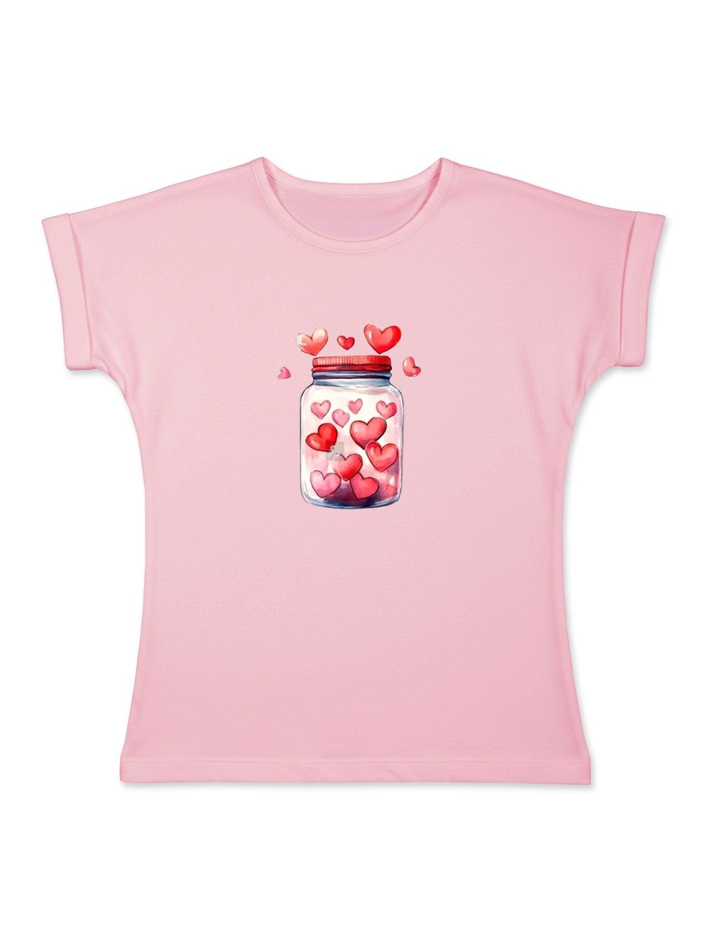 Dievčenské tričko COMPOTE OF HEARTS s krátkym rukávom
