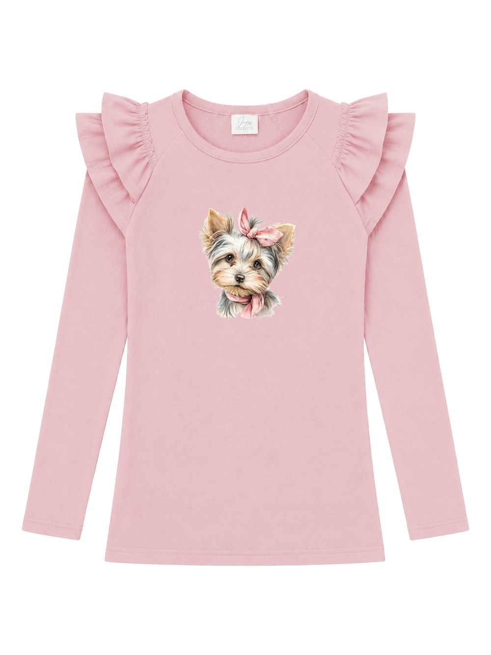 Dievčenské tričko CUTE DOG s dlhým rukávom