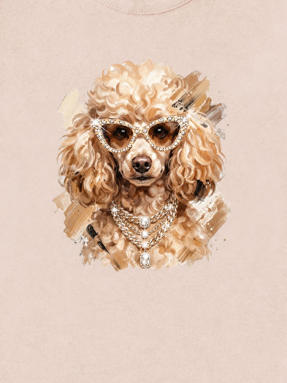 Dievčenské tričko  POODLE s dlhým rukávom