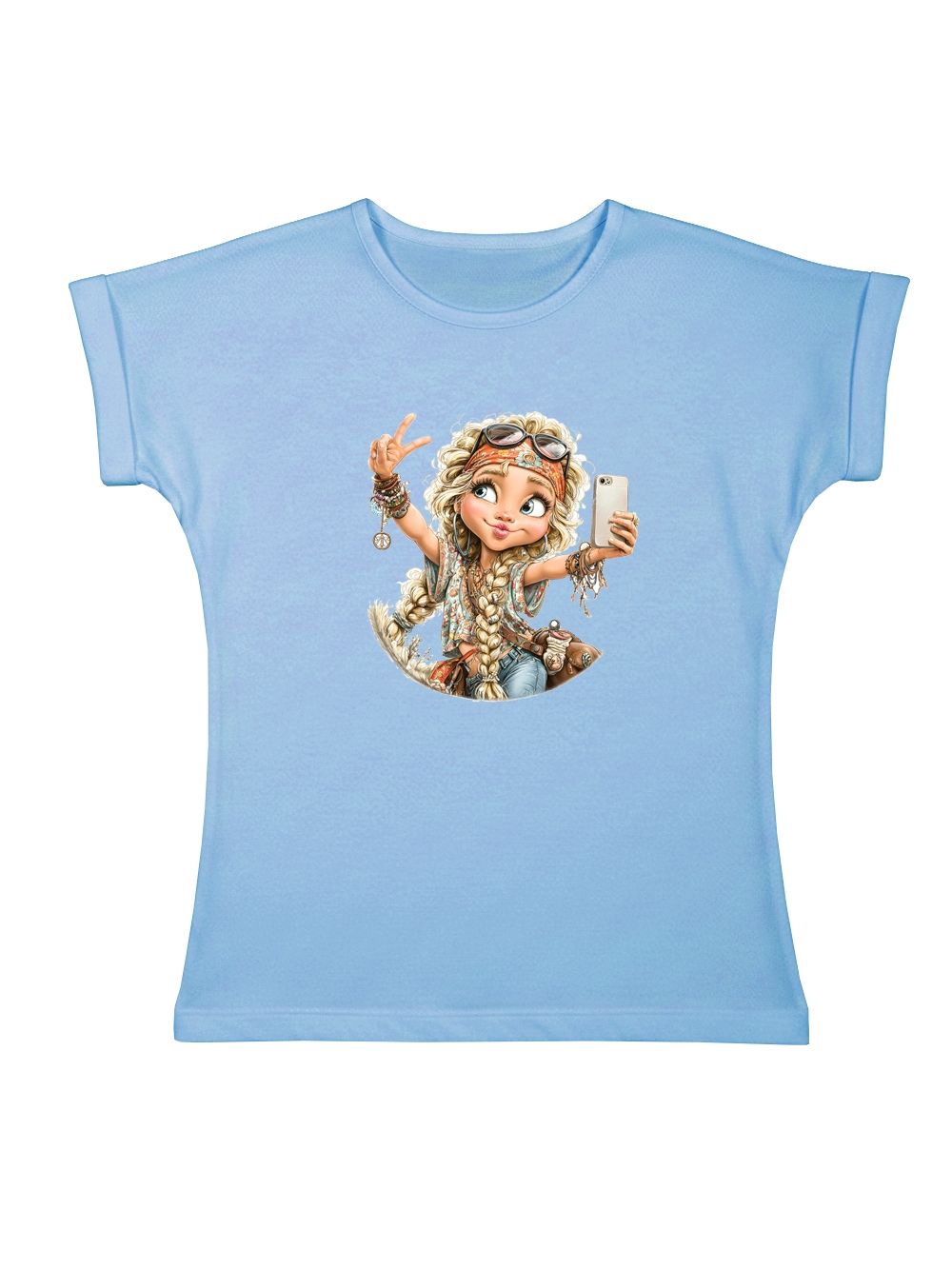 Dievčenské tričko SPIRIT SELFIE s krátkym rukávom