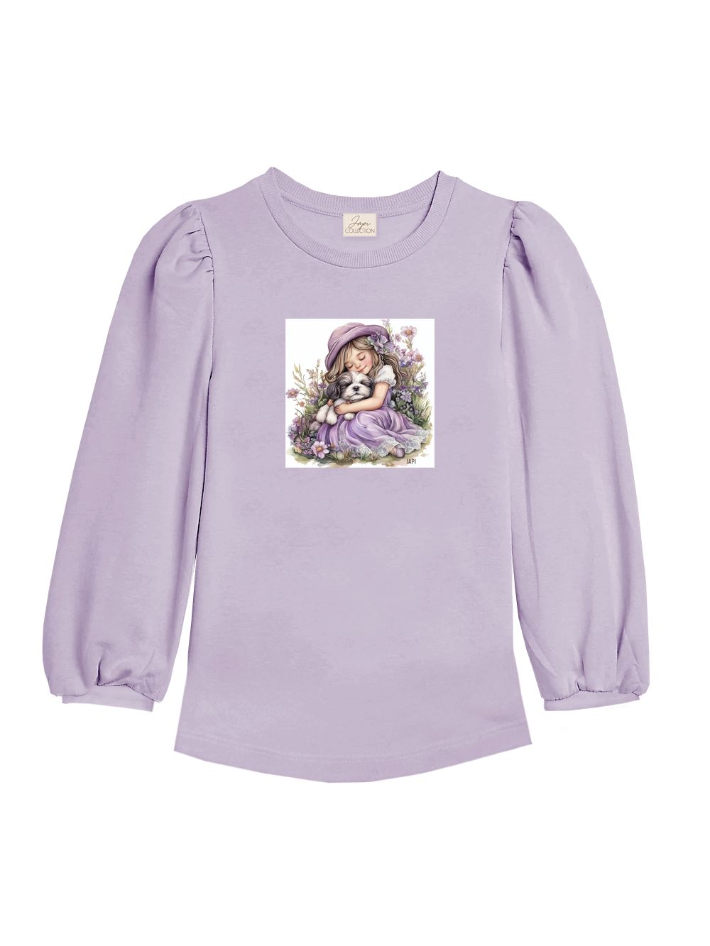 Dievčenské tričko SPRING LOVE s dlhým rukávom
