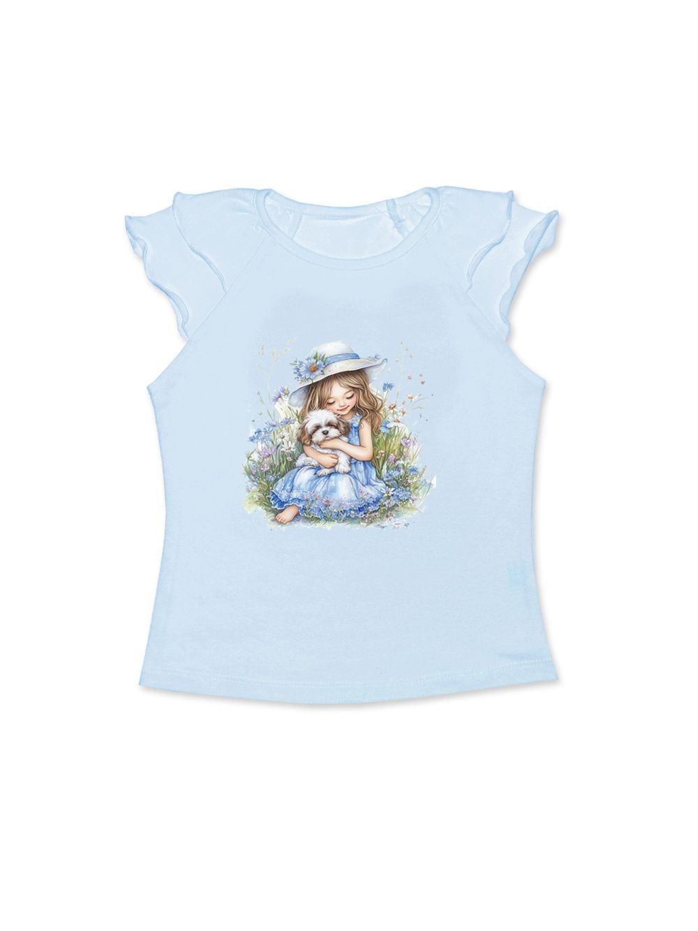 Dievčenské tričko SUMMER MOMENTS s krátkym rukávom