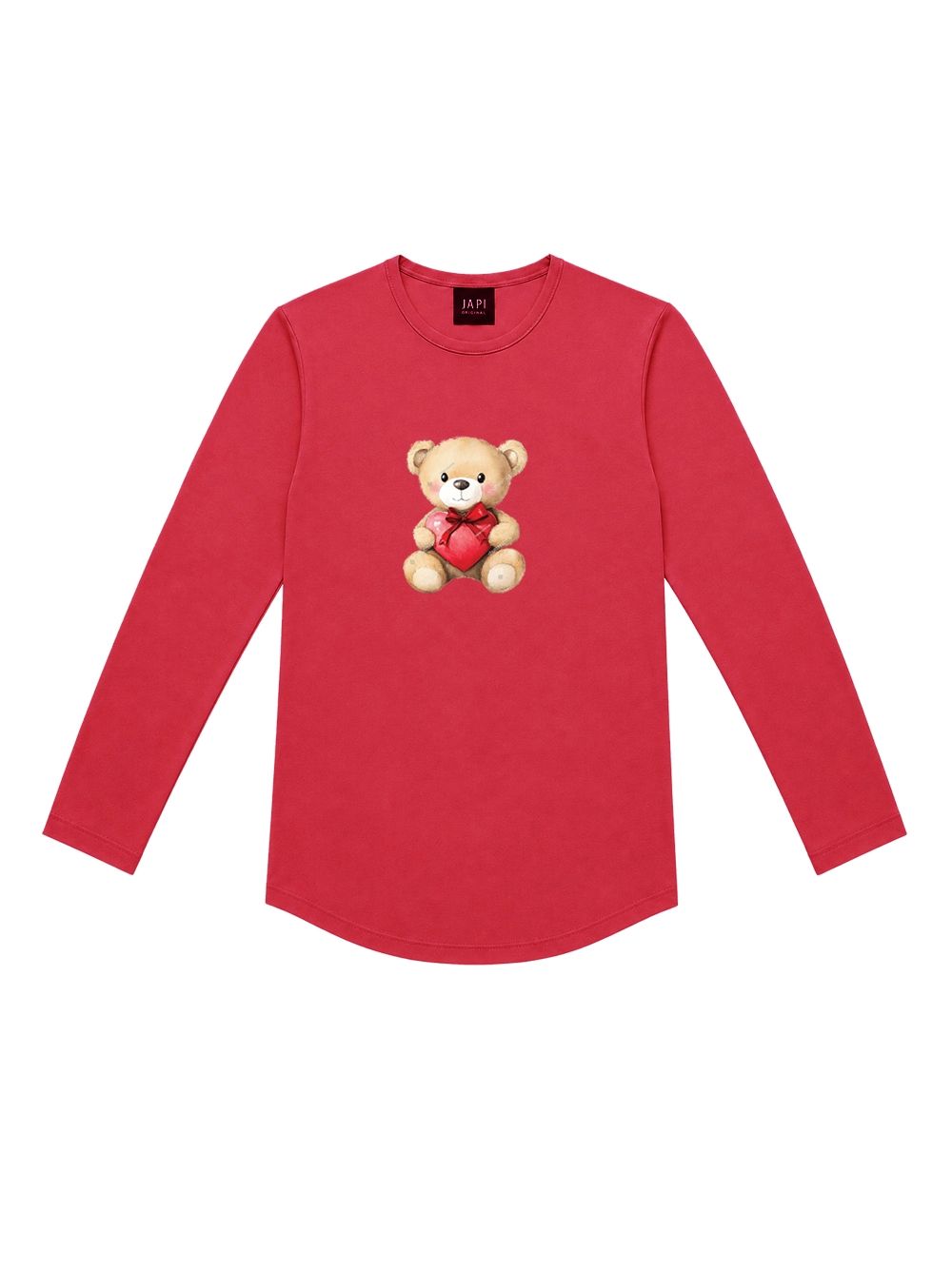 Dievčenské tričko TEDDY LOVE s dlhým rukávom