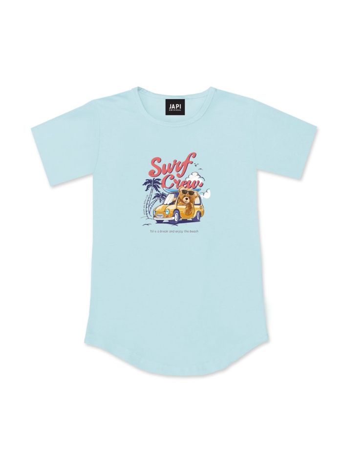 Chlapčenské tričko SURF TIME s krátkym rukávom