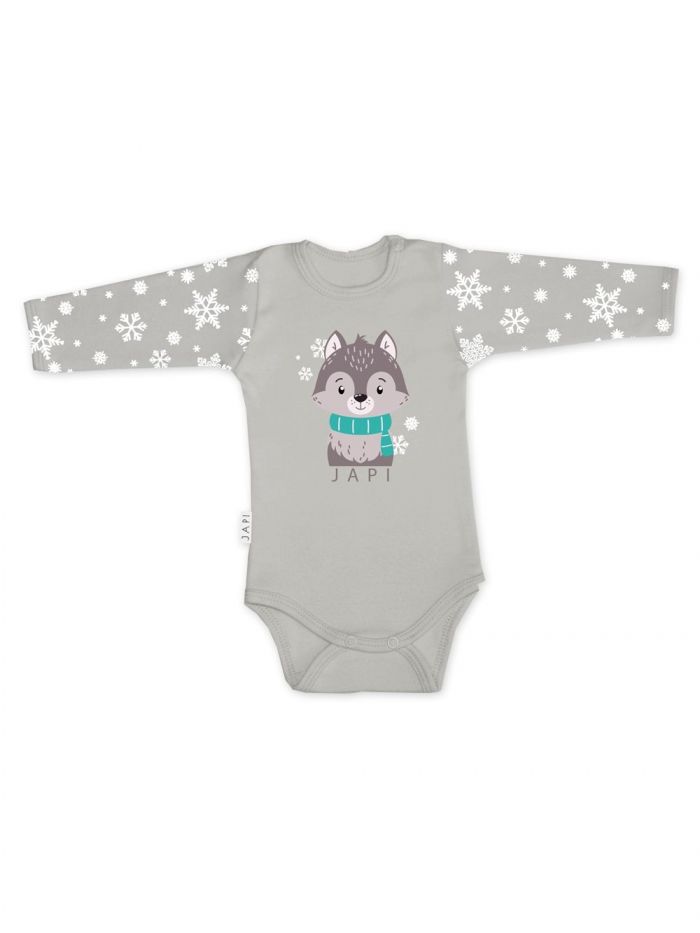 Detské body 1F BABY WOLF s dlhým rukávom
