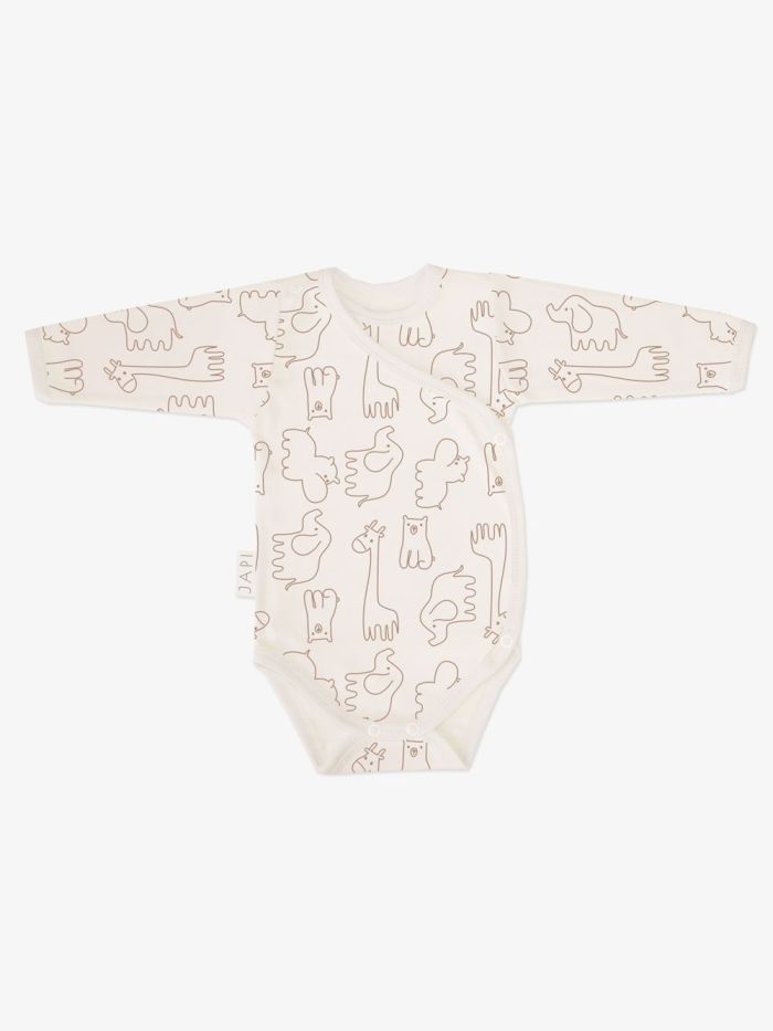 Detské body ANIMALS s dlhým rukávom