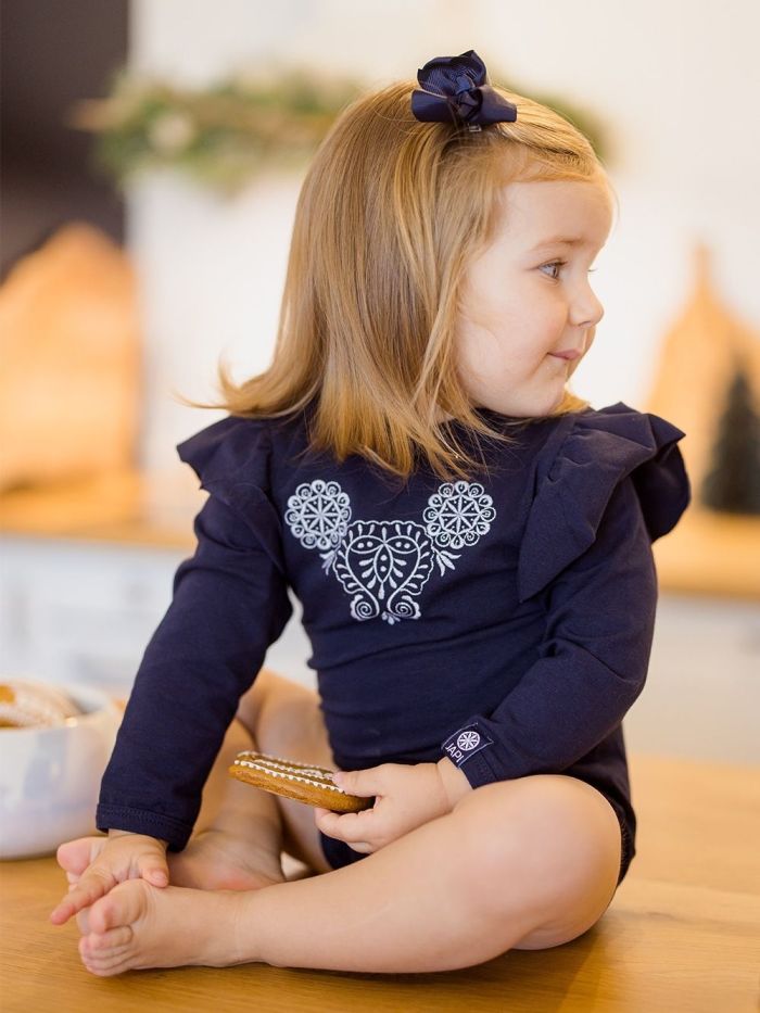 E-shop Detské body farebné PERUN FLOWERS s dlhým rukávom