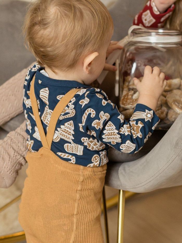 Detské body GINGERBREAD s dlhým rukávom