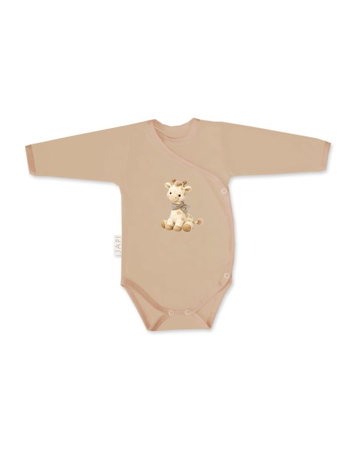 Detské body prekladacie GIRAFFE s dlhým rukávom