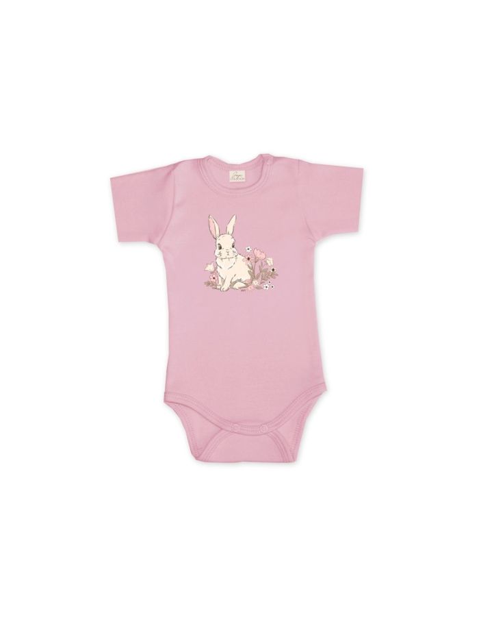 Detské body SWEET BUNNY s krátkym rukávom